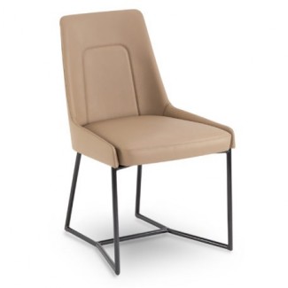 4056L Luxe Low Back  Steel and Fully Upholstered Commercial Restaurant Hotel Assisted Living Hospitality Dining Side Chair